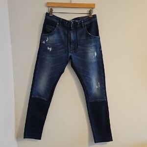 Men's Diesel Blue Distressed Jeans